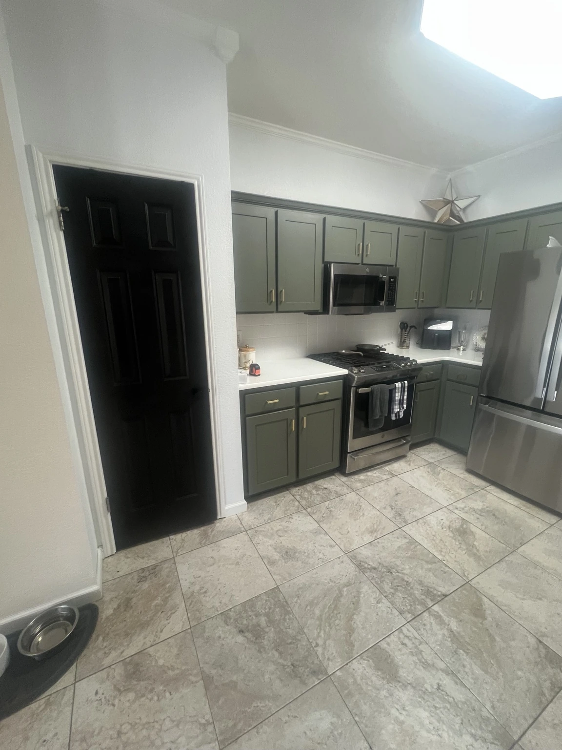 Real project space before custom pantry cabinetry